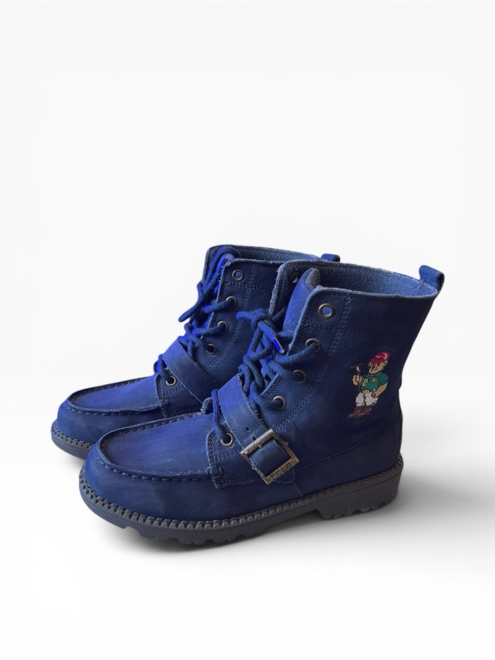 Polo Ralph Lauren Ranger Hi II Mallet
Bear Boots Navy Suede Big‎ Kids Size 4Y